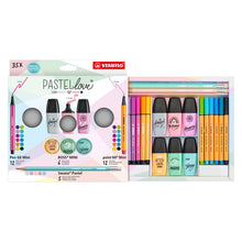Carica l'immagine nel visualizzatore di Gallery, Set mini world pastel love 35 pezzi stabilo