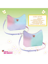 Carica l'immagine nel visualizzatore di Gallery, BORSA MOON BAG GRADIENT CON TRACOLLA TINTA UNITA
