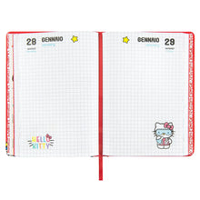 Carica l'immagine nel visualizzatore di Gallery, DIARIO HELLO KITTY STANDARD DATATO ROSSO