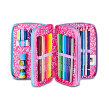 Carica l'immagine nel visualizzatore di Gallery, ASTUCCIO 3 ZIP SJ GANG GLOW LED UNICORN GIRL