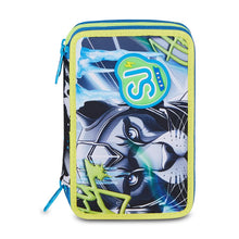 Carica l'immagine nel visualizzatore di Gallery, ASTUCCIO 3 ZIP SJ GANG GLACE PANTHER BOY