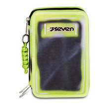 Carica l'immagine nel visualizzatore di Gallery, ASTUCCIO 3 ZIP SEVEN SHADOWS COLOR NERO GIALLO FLUO