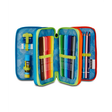 Carica l'immagine nel visualizzatore di Gallery, Astuccio 3 Zip Scribbled Flame Seven - 2026