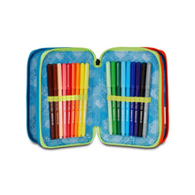 Carica l'immagine nel visualizzatore di Gallery, Astuccio 3 Zip Scribbled Flame Seven - 2026