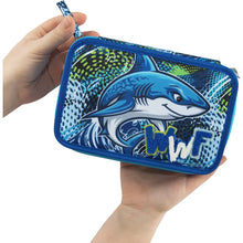 Carica l'immagine nel visualizzatore di Gallery, ASTUCCIO 3 ZIP WWF SQUALO