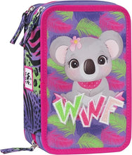 Carica l'immagine nel visualizzatore di Gallery, ASTUCCIO 3 ZIP WWF KOALA