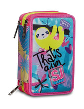 Carica l'immagine nel visualizzatore di Gallery, ASTUCCIO 3 ZIP SEVEN SJ GANG CLACK
