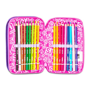 Astuccio 3 Zip Tinypatch Girl SJ Gang