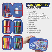 Carica l'immagine nel visualizzatore di Gallery, ASTUCCIO 3 ZIP ULTRA BRIGH HEARTS STAR BOY
