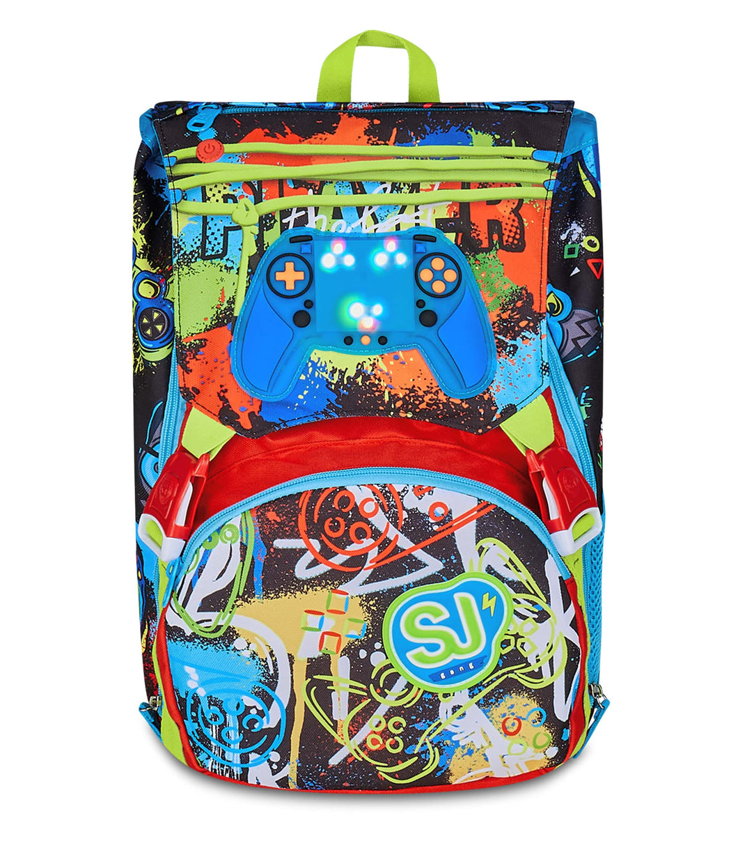 Seven SJ Gang Zaino Estensibile Game Led Boy