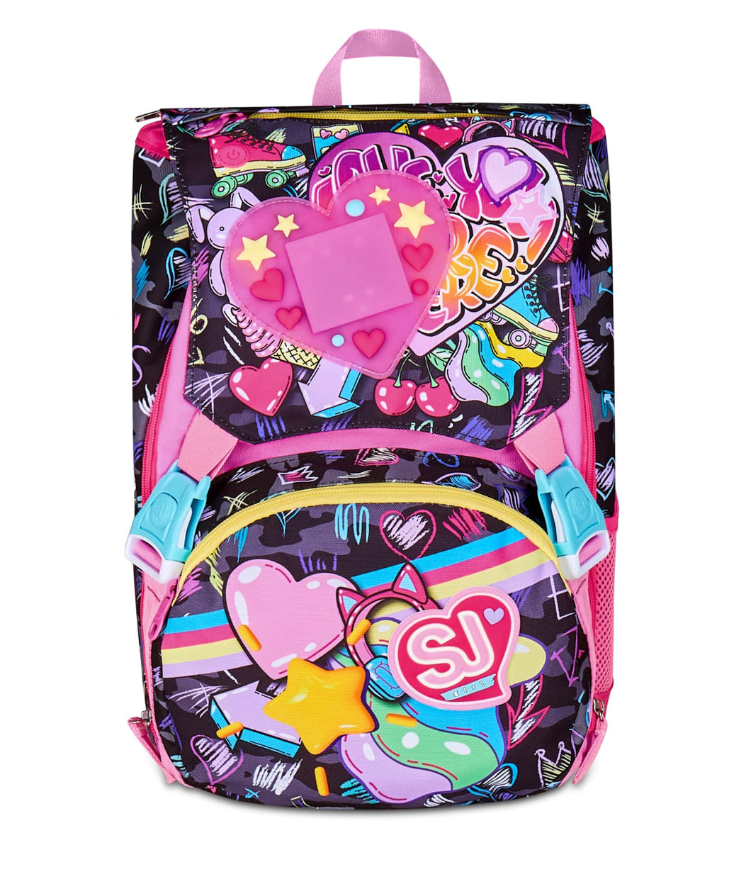 SEVEN SJ ZAINO BIG GAME LED GIRL SDOPPIABILE
