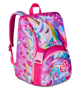 ZAINO scuola SJ GANG seven BIG backpack FLYUNICORN GIRL estensibile