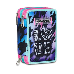 Astuccio 3 Zip Glow Love Seven - 2026