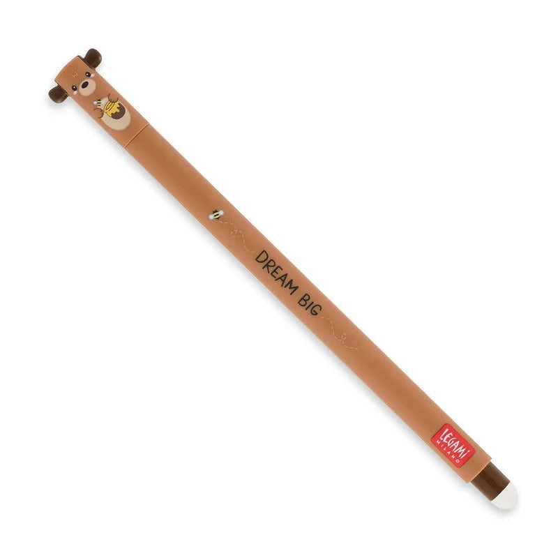 PENNA GEL CANCELLABILE LEGAMI ORSETTO INCHIOSTRO ROSSO