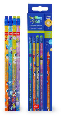 Set di 4 Matite HB profumate Legami - Smelling Good! - Space