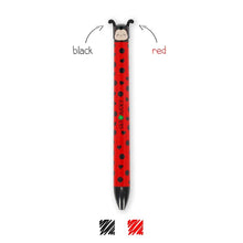 Carica l'immagine nel visualizzatore di Gallery, Penna a Sfera Due Colori Ladybug - Coccinella - Click&amp;Clack - Legami
