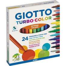 Carica l&#39;immagine nel visualizzatore di Gallery, PENNARELLI GIOTTO  TURBOCOLOR DA 24 PZ
