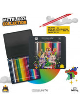 Carica l'immagine nel visualizzatore di Gallery, Metal box Fraffrog Collection con 24 pastelli 4.2mm TintaUnita
