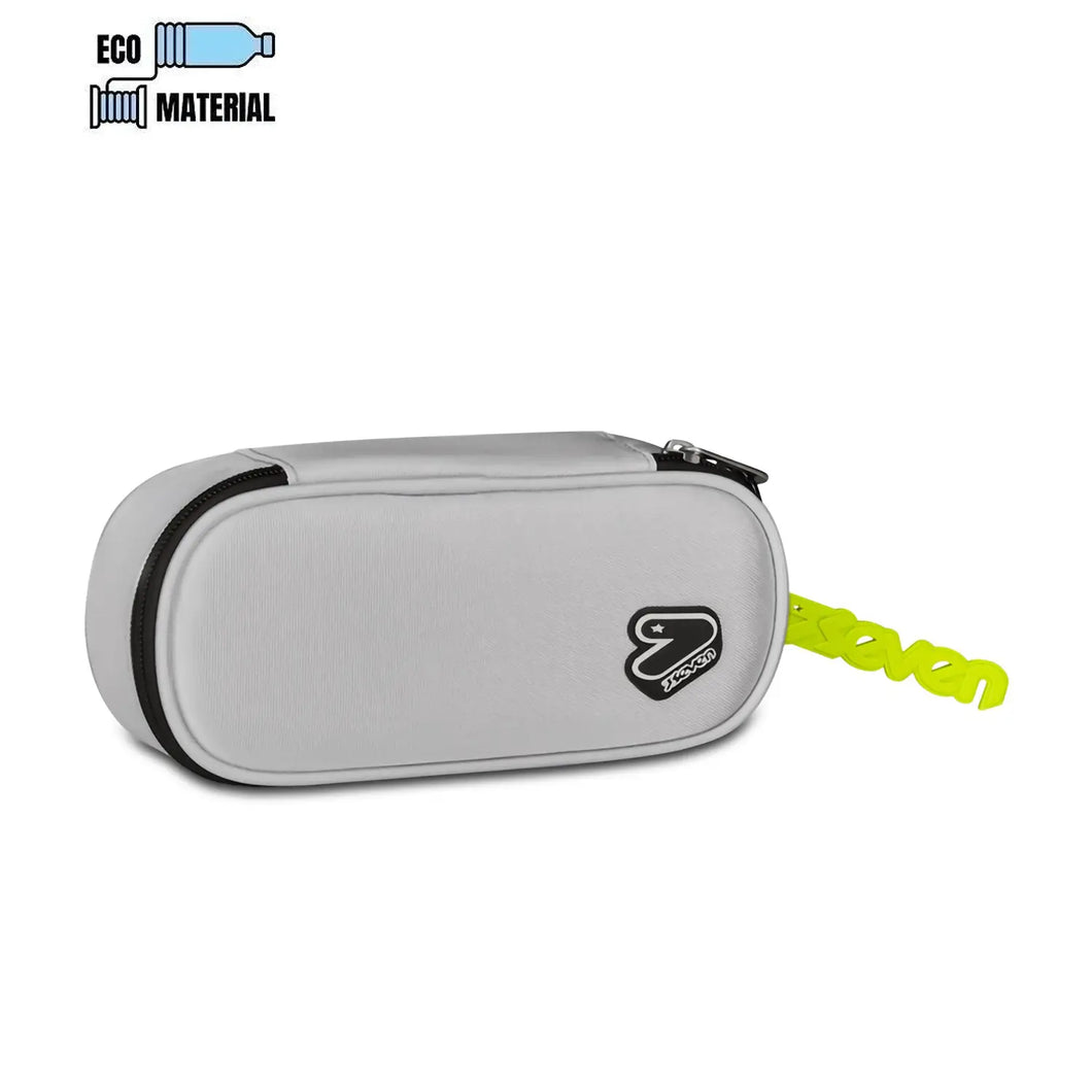 Tech Line Bustina Scuola Pencil Bag Round Plus Grs BIANCO