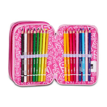 Carica l'immagine nel visualizzatore di Gallery, ASTUCCIO 3 ZIP SJ GANG FLUFFY PINK GIRL
