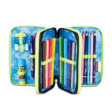 Carica l'immagine nel visualizzatore di Gallery, ASTUCCIO 3 ZIP SEVEN SHADOWS COLOR NERO GIALLO FLUO
