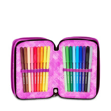 Carica l'immagine nel visualizzatore di Gallery, ASTUCCIO 3 ZIP SEVEN SHADOWS OF COLOR NERO ROSA
