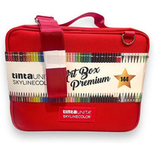 Carica l'immagine nel visualizzatore di Gallery, ART BOX PREMIUM TINTA UNITA 144 PZ ROSSO
