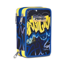 Carica l&#39;immagine nel visualizzatore di Gallery, Astuccio 3 Zip Seven Boy Hidden Spot
