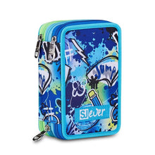 Carica l'immagine nel visualizzatore di Gallery, ASTUCCIO 3 ZIP SJ GANG EVER CLOUDY BLUE
