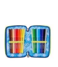 Carica l'immagine nel visualizzatore di Gallery, ASTUCCIO 3 ZIP SEVEN BLU FUSION
