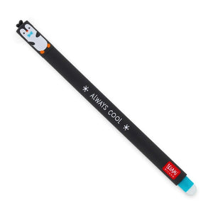 PENNA GEL CANCELLABILE LEGAMI PINGUINO INCHIOSTRO TURCHESE