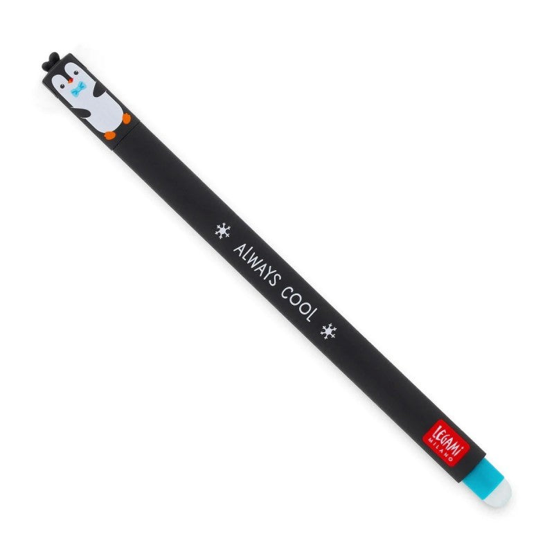 PENNA GEL CANCELLABILE LEGAMI PINGUINO INCHIOSTRO TURCHESE
