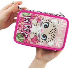 Carica l'immagine nel visualizzatore di Gallery, ASTUCCIO 3 ZIP WWF LEOPARDO
