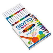 Carica l&#39;immagine nel visualizzatore di Gallery, PENNARELLI GIOTTO  TURBOCOLOR DA 24 PZ
