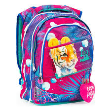 ZAINO SCUOLA ESTENSIBILE 3 SCOMPARTI ROUND SWEET JUNGLE GOPOP