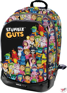 ZAINO DREAM CROSS STUMBLE GUYS NERO IN PU - 28LT - 39X23X44 - 62071