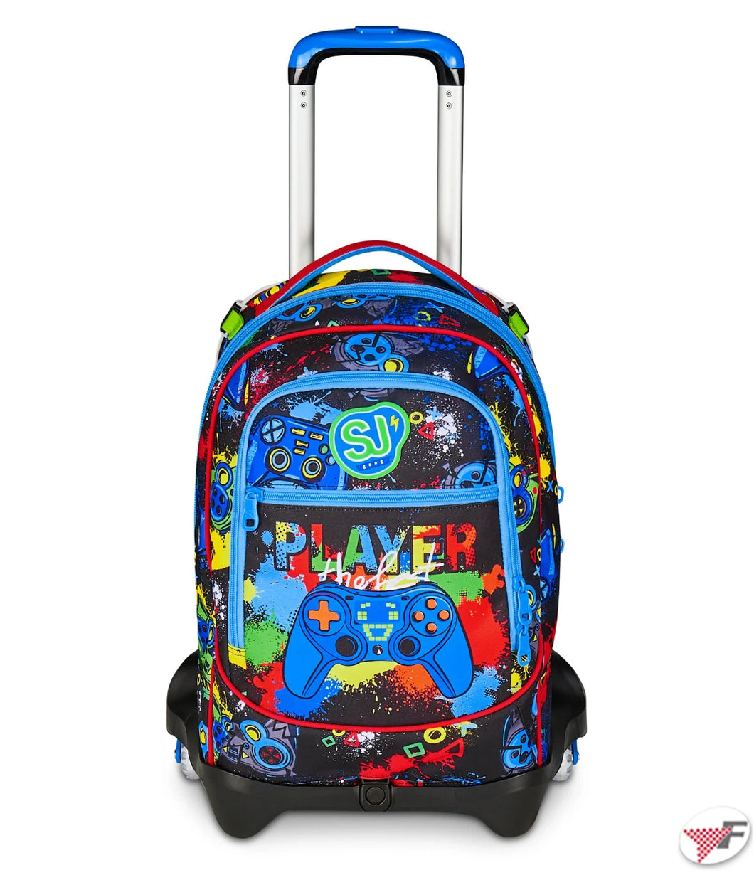 Trolley Jack 3 Ruote Game Led Boy SJ Gang - 2026