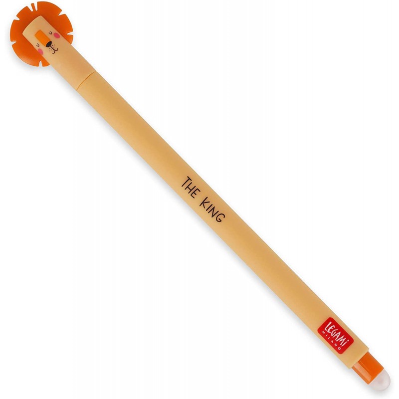 PENNA GEL CANCELLABILE LEGAMI LEONE INCHIOSTRO ARANCIONE