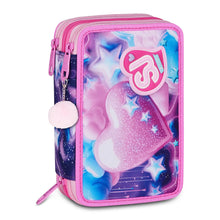 Carica l'immagine nel visualizzatore di Gallery, ASTUCCIO 3 ZIP SJ GANG FLUFFY PINK GIRL
