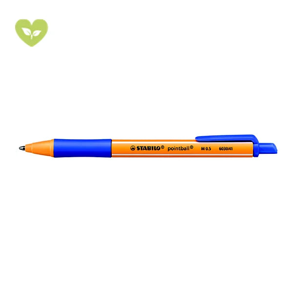 Penna Stabilo Pointball blu a scatto 0,5