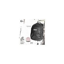 Carica l&#39;immagine nel visualizzatore di Gallery, ZAINO DREAM CROSS GLAM NERO IN PU LUXURY - 28LT - 39X23X44 - 61891
