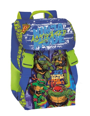 Tartarughe Ninja Giochi Preziosi - Zaino estensibile per bambini e ragazzi, Scuola elementare, 40cm, Turtles