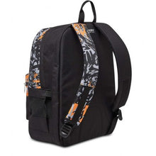Carica l&#39;immagine nel visualizzatore di Gallery, Zaino Scuola Reversibile New The Double Seven® con Cuffie Wireless - Spray Drip Nero
