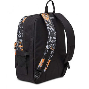 Zaino Scuola Reversibile New The Double Seven® con Cuffie Wireless - Spray Drip Nero